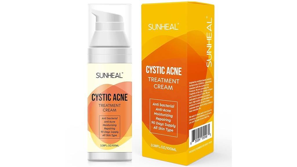 acne cream for cysts