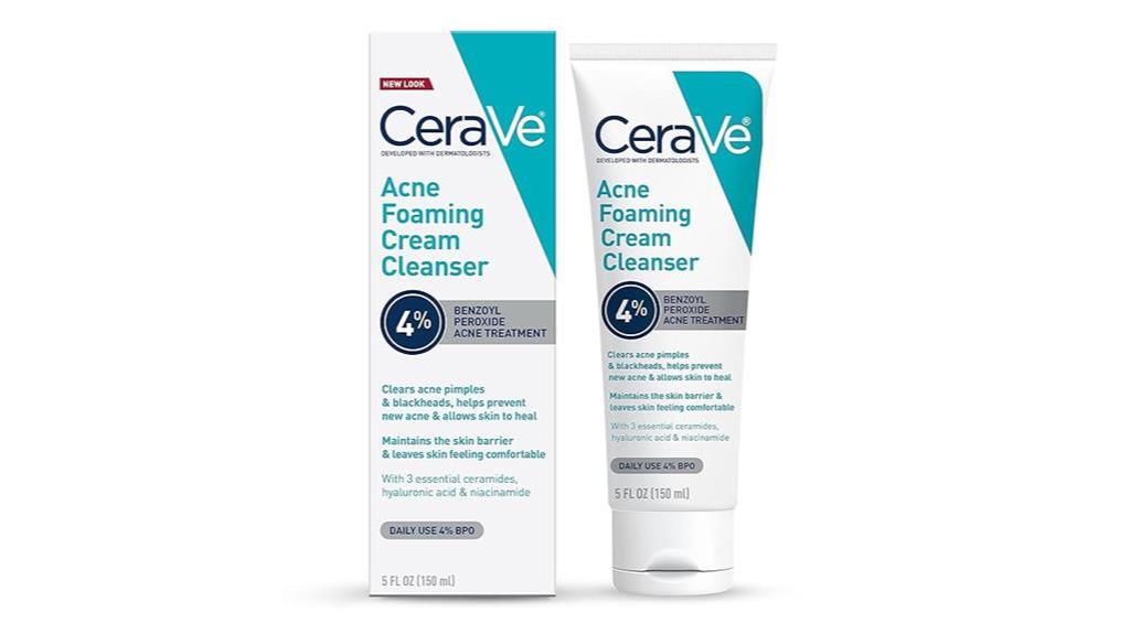 acne fighting cleanser with cerave