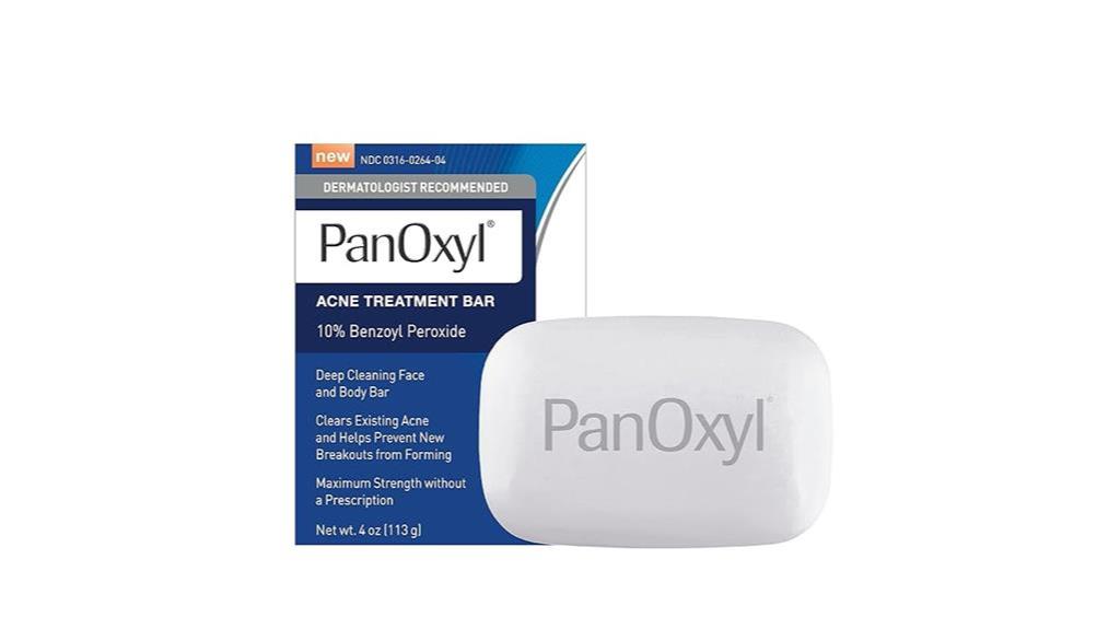 benzoyl peroxide acne bar