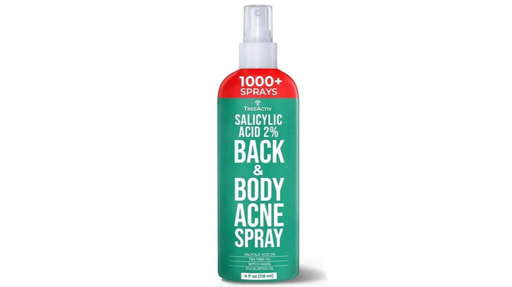 body acne treatment spray