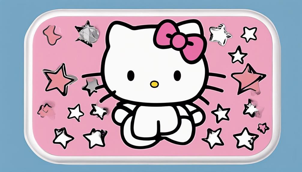 cute hello kitty motif