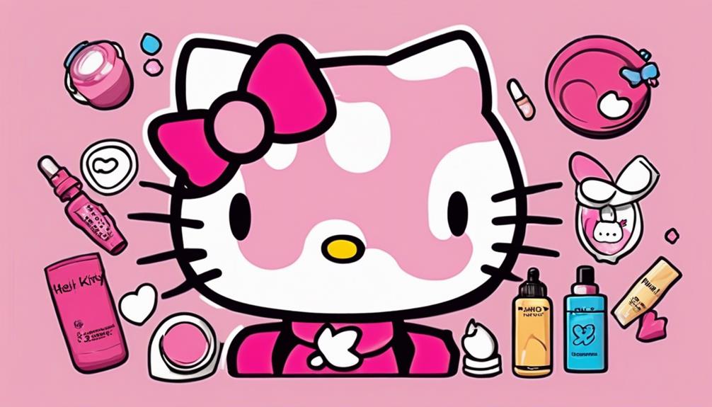 cute hello kitty skincare