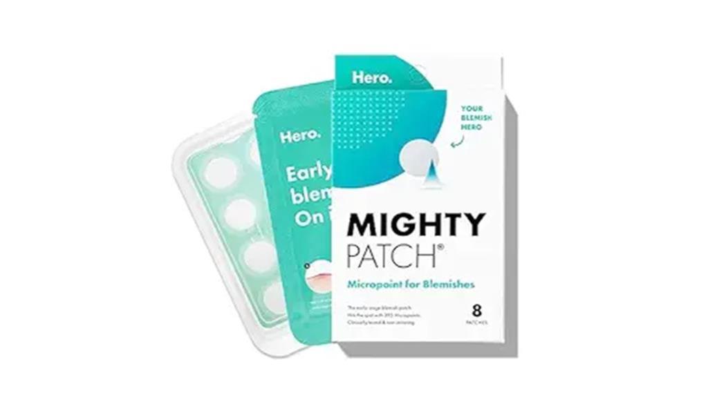 effective micropoint patches for blemishes