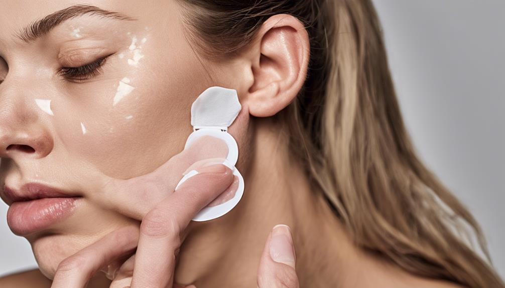 effective pimple patch application