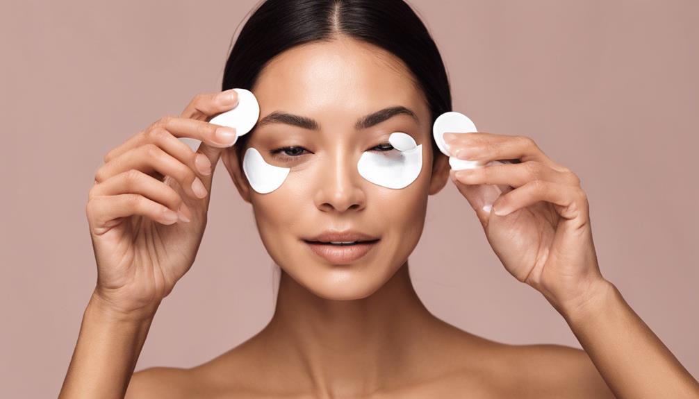 eye lift patches application