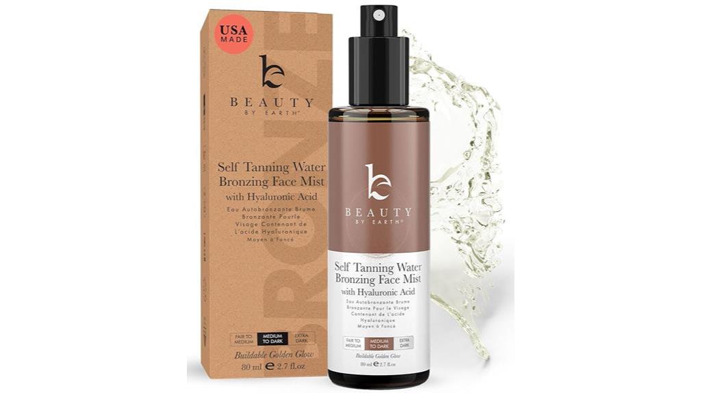 face tanning spray mist