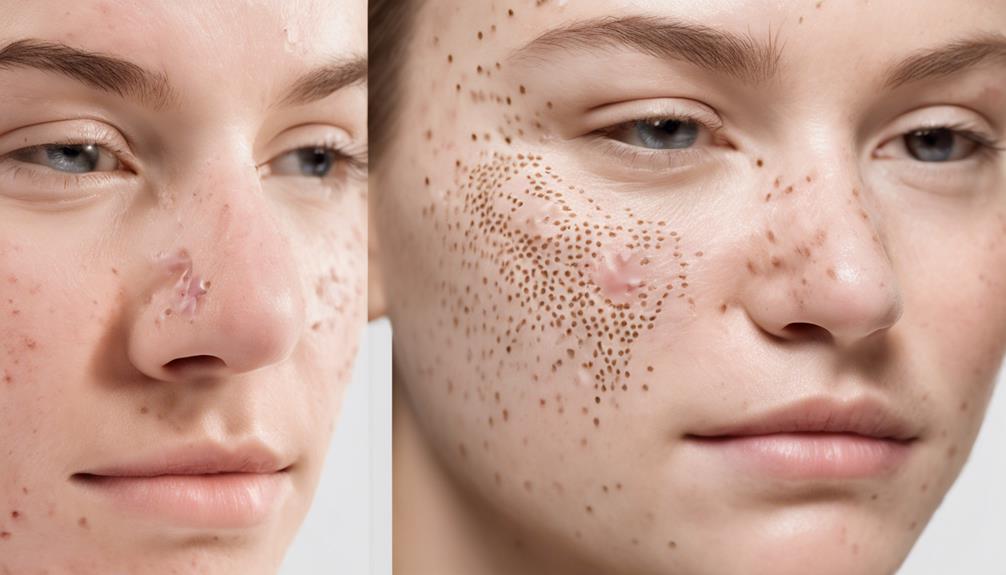 faster healing of pimples