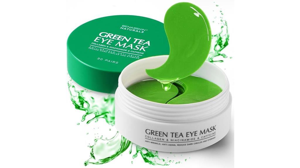 green tea eye patches