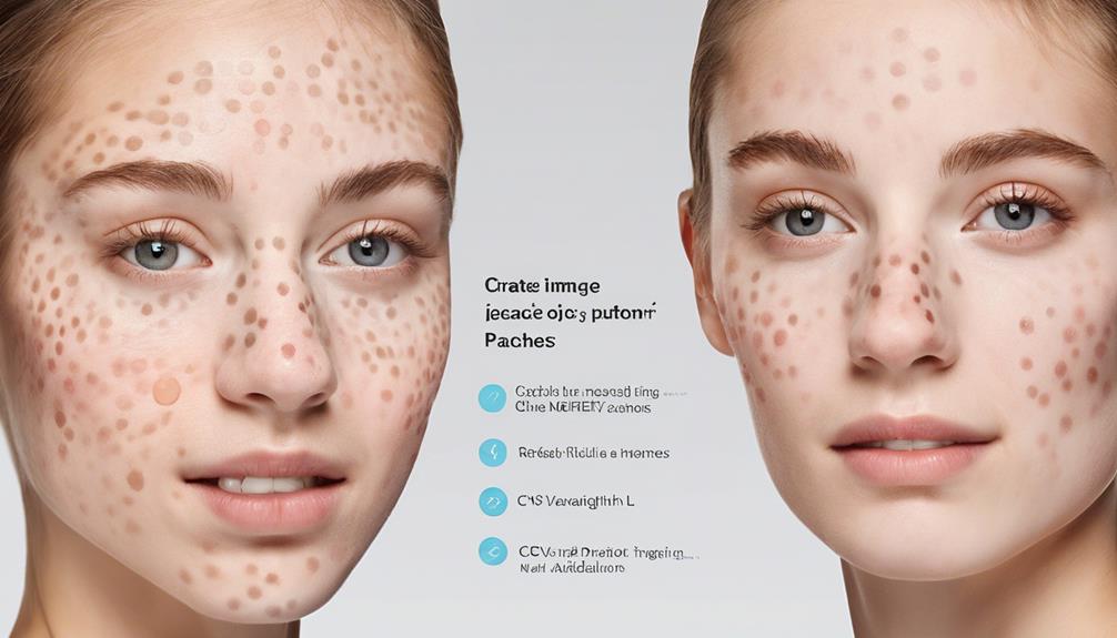 healing acne with patches