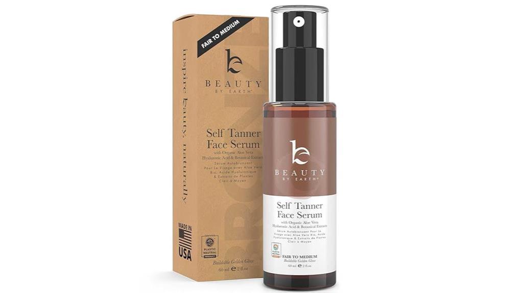 hyaluronic acid face tanner