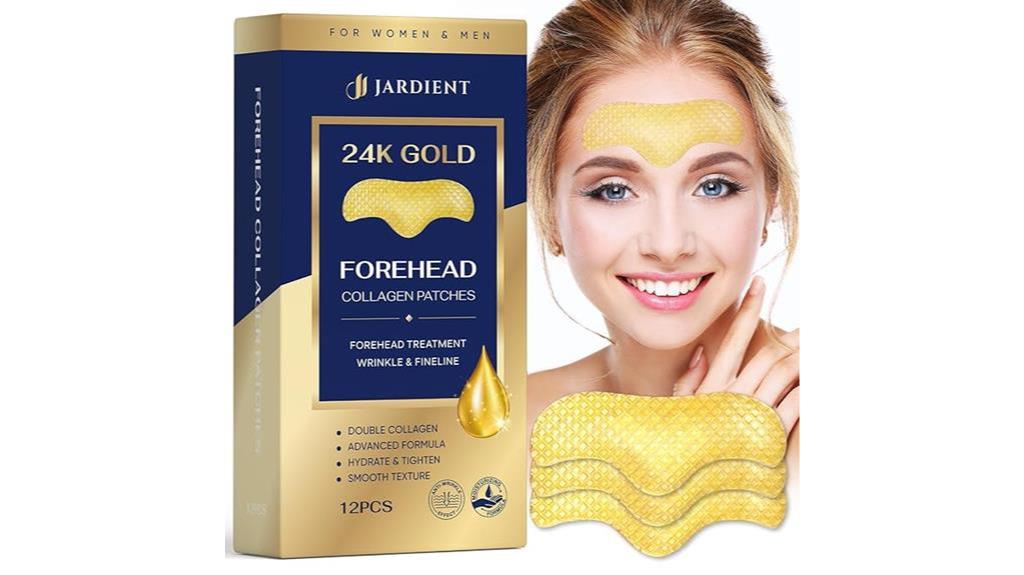 luxurious gold face patches