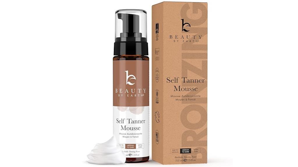 medium to dark self tanner