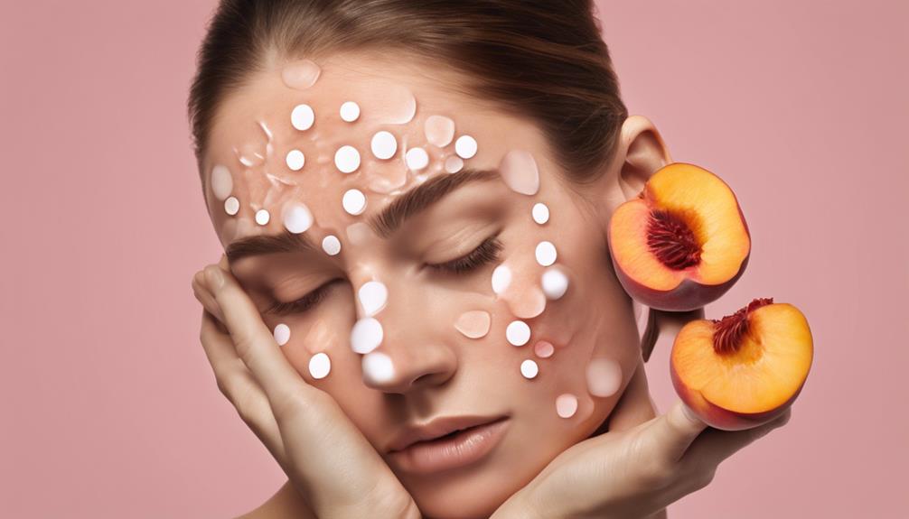 peach slices for acne