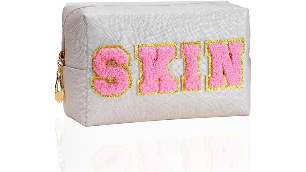 stylish waterproof bag for skincare and cosmetics