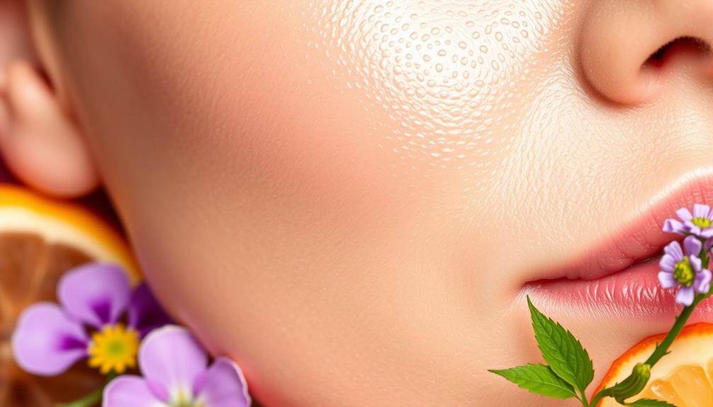 exfoliation improves skin texture