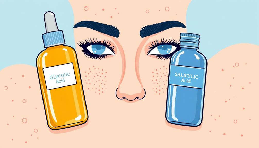 glycolic versus salicylic acids