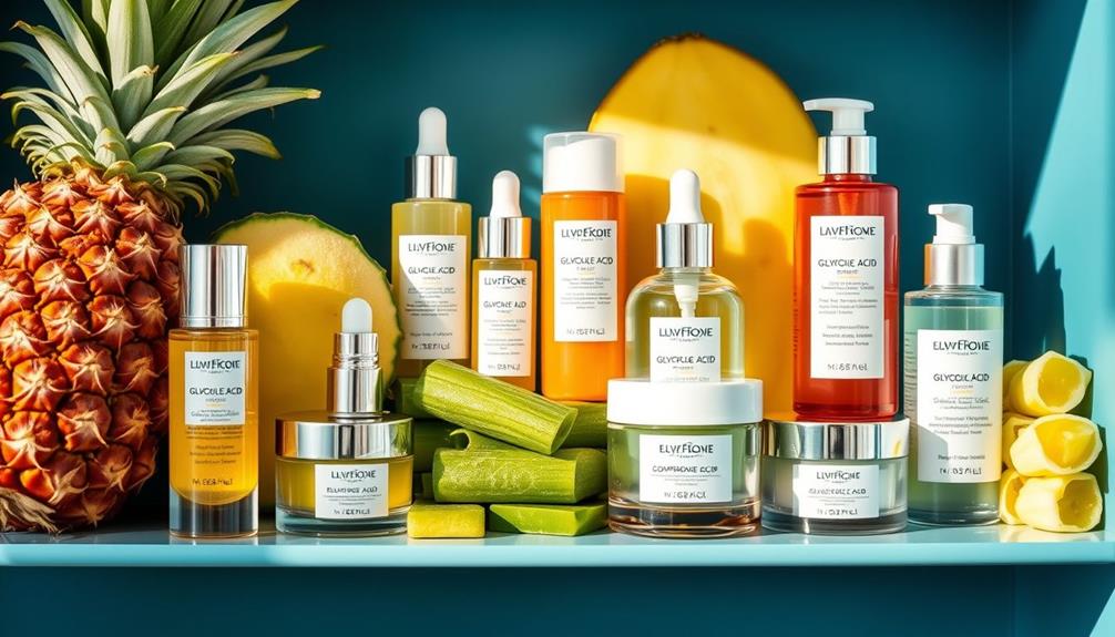 selecting glycolic acid products