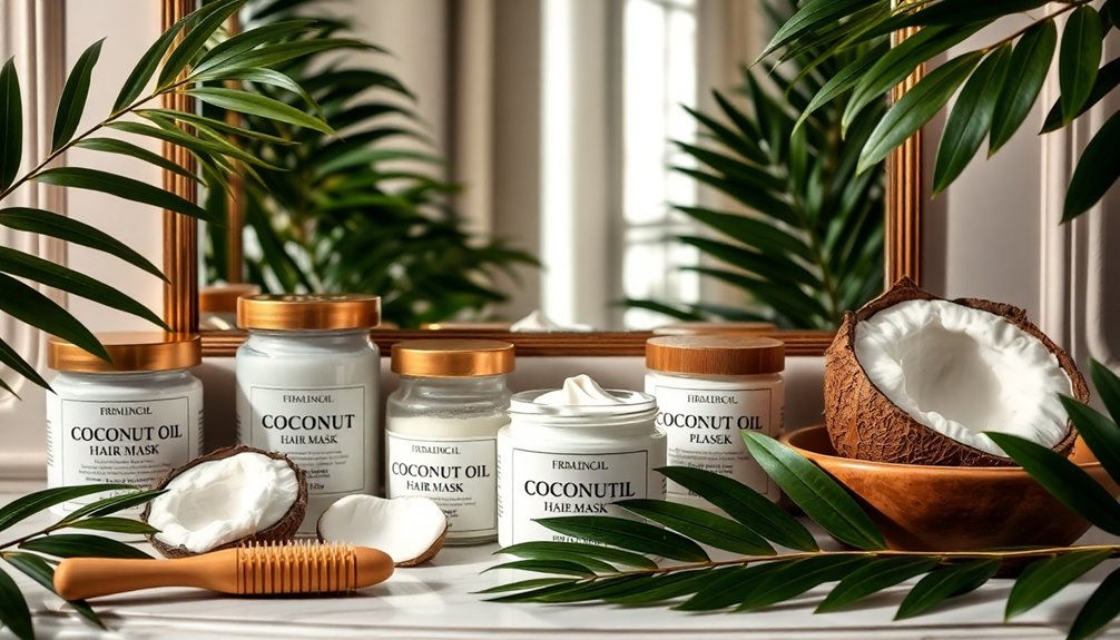 choosing coconut oil masks