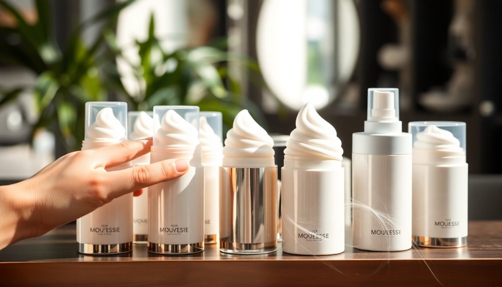 choosing lightweight volumizing mousses
