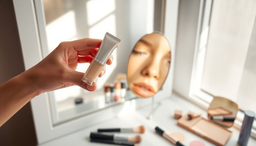 concealer evaluation under sunlight