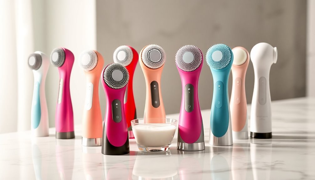 electric facial cleansing brushes