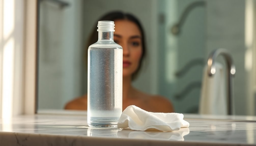 glycolic acid skin exfoliation
