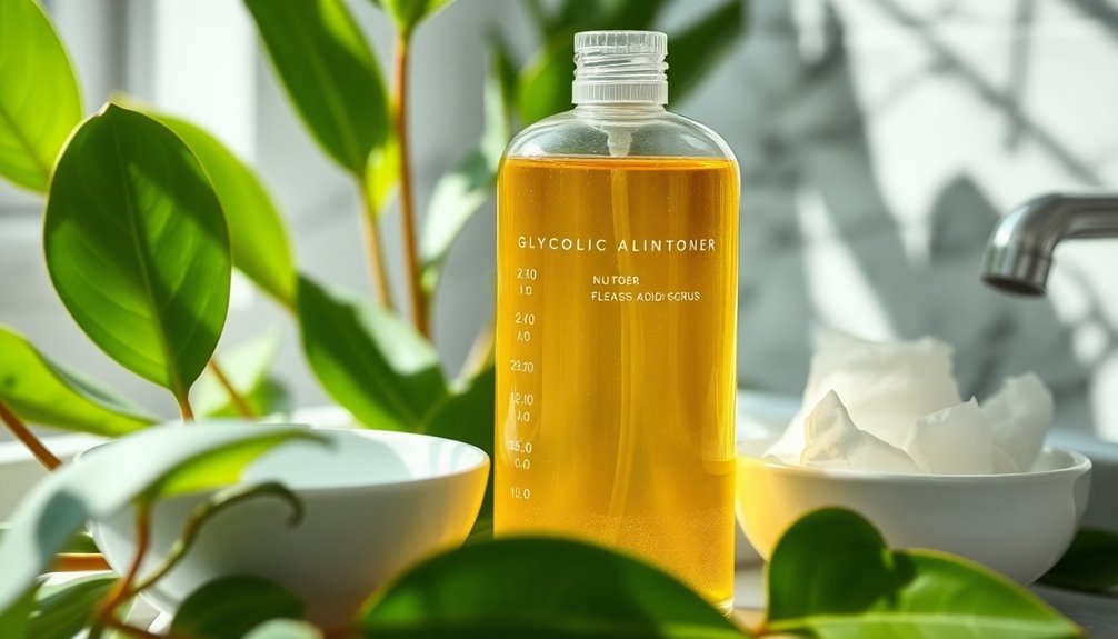 glycolic acid toner selection