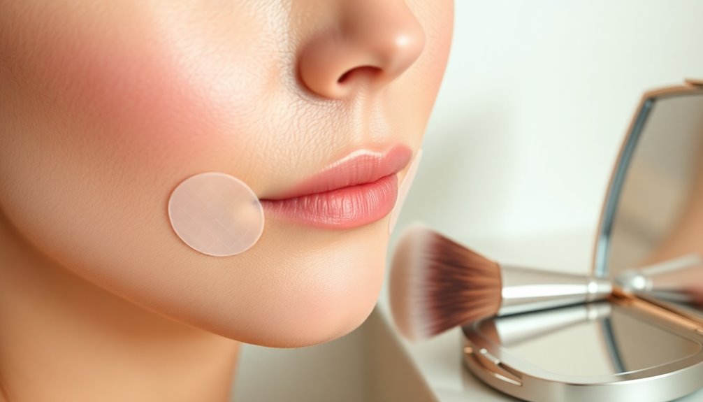 layering pimple patches allowed