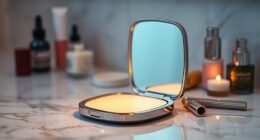 led compact mirrors for touch ups