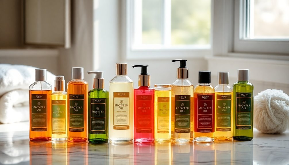 shower oils for hydration