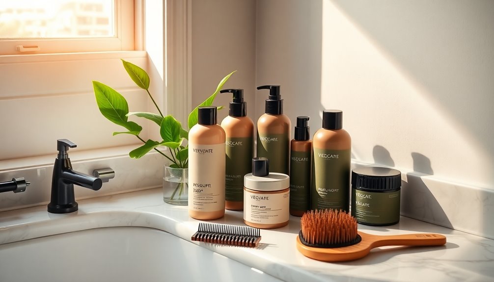 vegan hair product selection