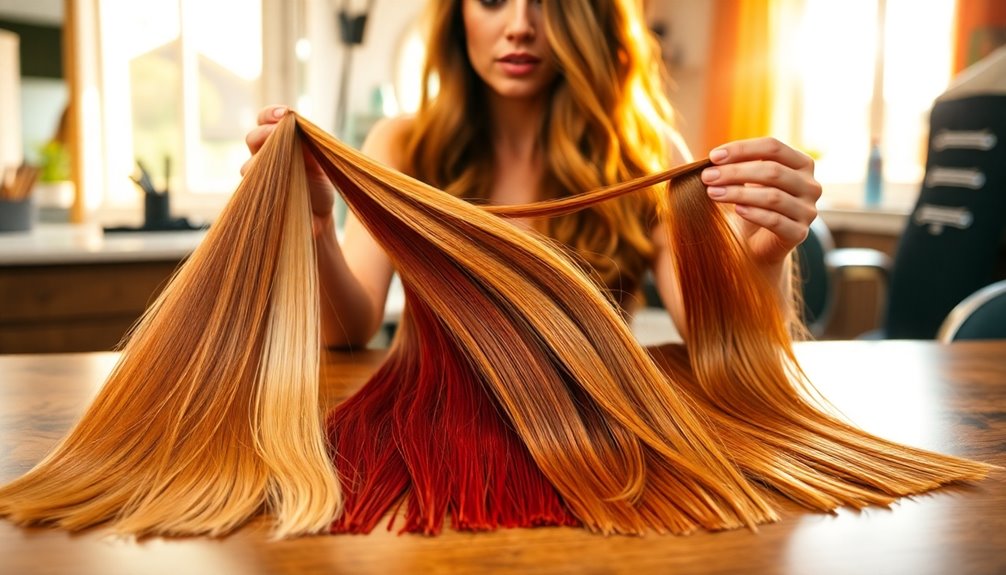 warm undertones hair colors