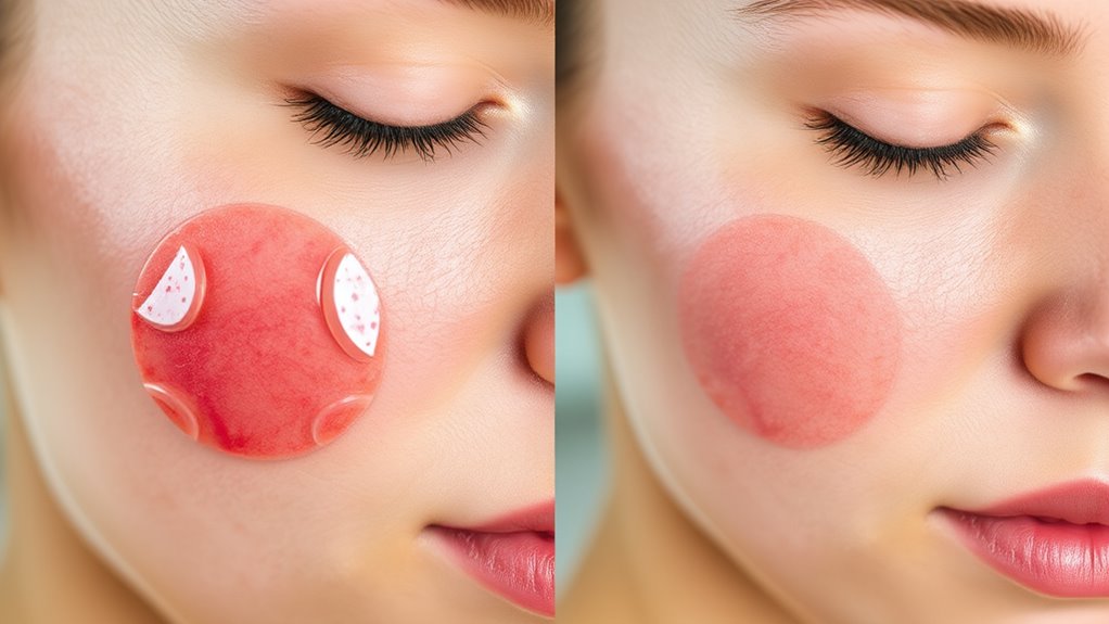 applying hydrocolloid patches correctly