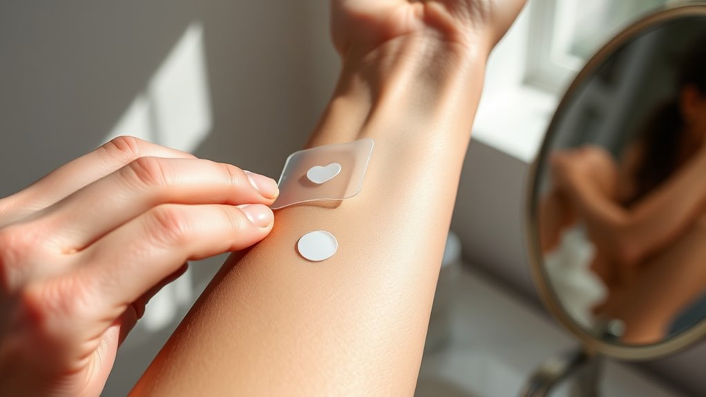 applying patches on moles
