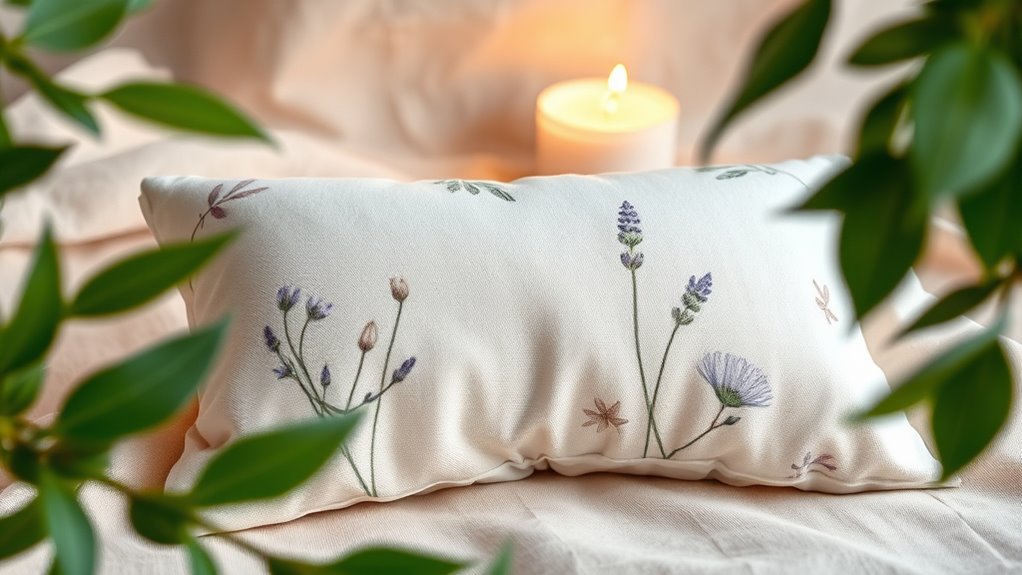 aromatherapy infused relaxation pillows