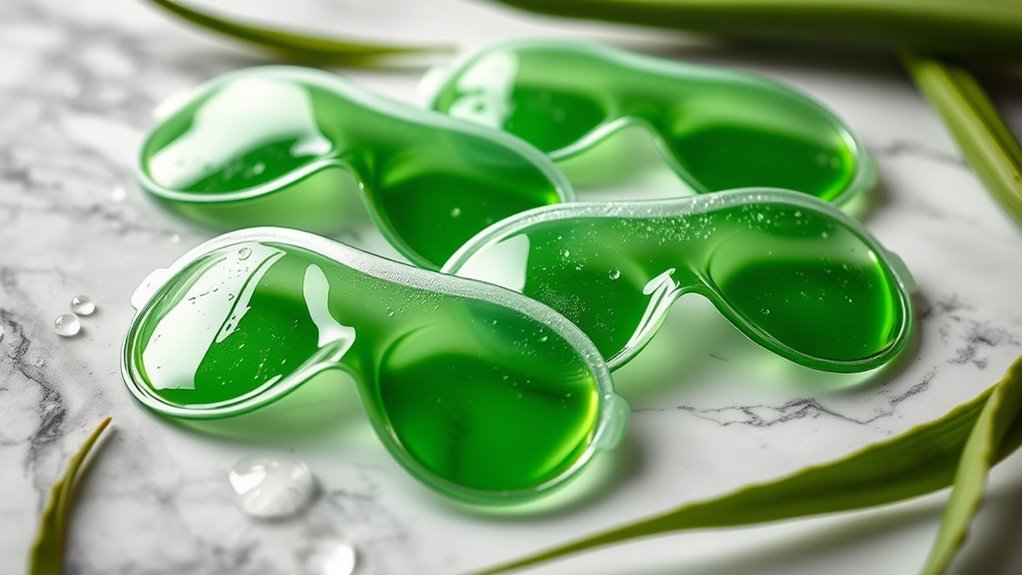 choosing aloe eye masks