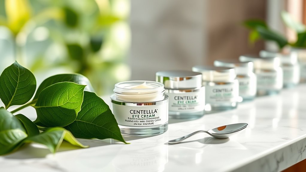 choosing centella eye creams