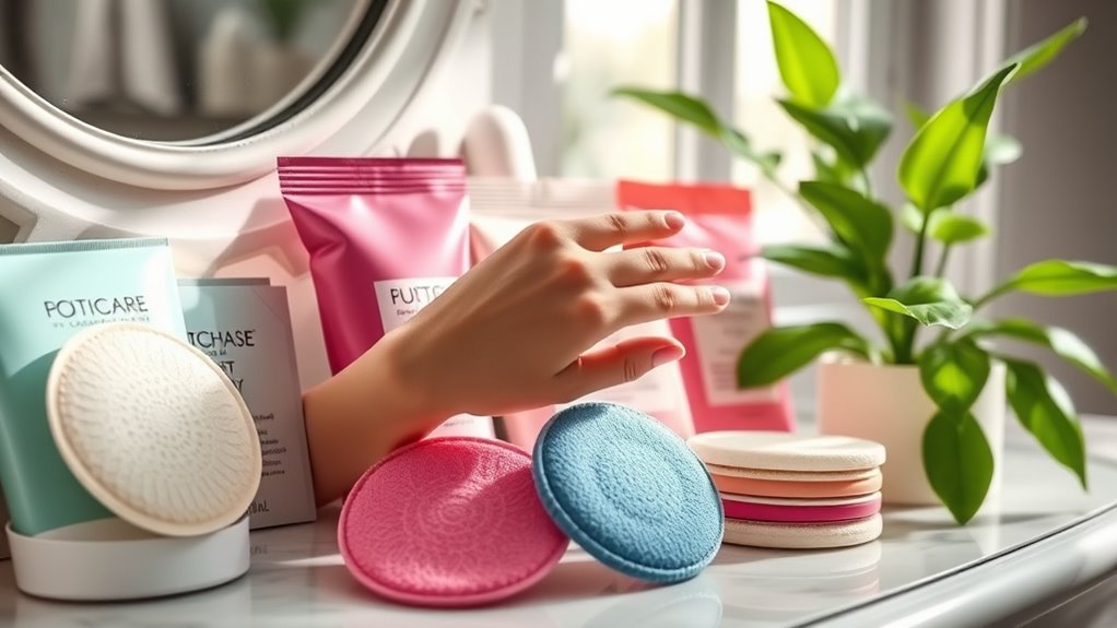 choosing facial exfoliating pads