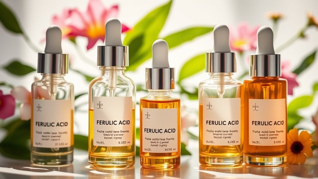 choosing serums with ferulic