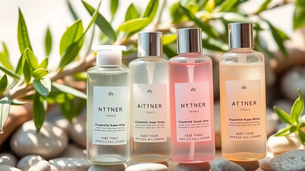 choosing toners for redness