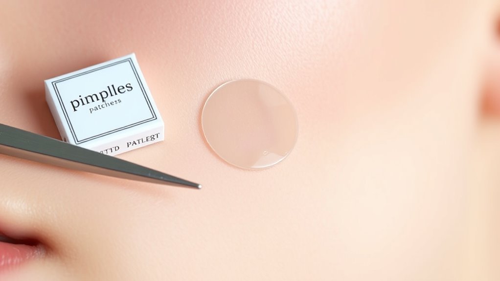 effective pimple patch application