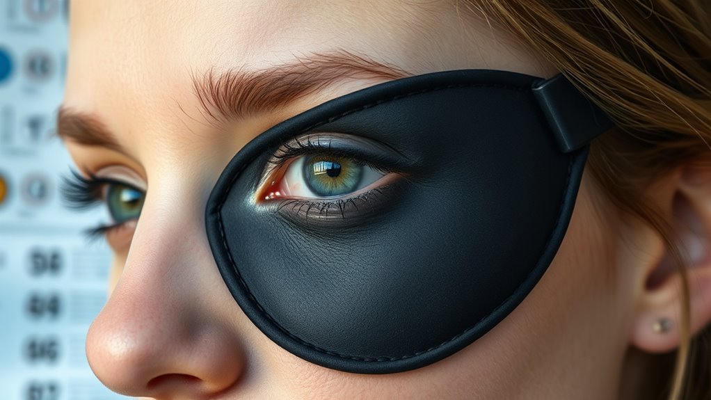 eye patches may cause discomfort