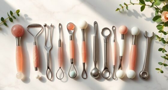glowing skin massage tools