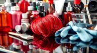 hair dyeing supplies needed