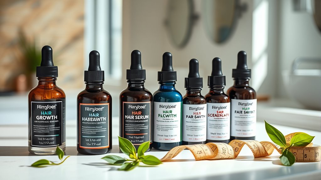 hair growth serum selection