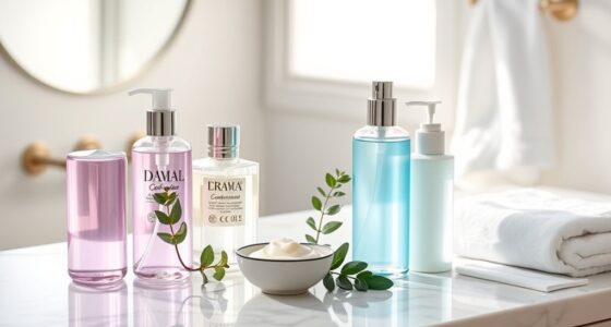 hydrating face cleansers selection
