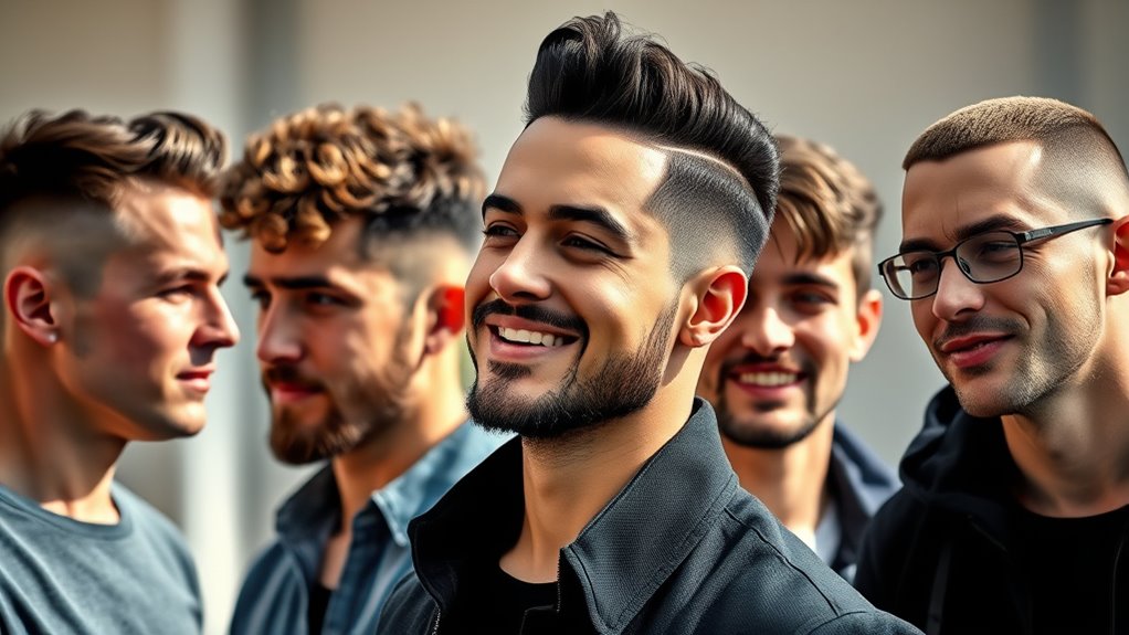 men s haircut selection factors