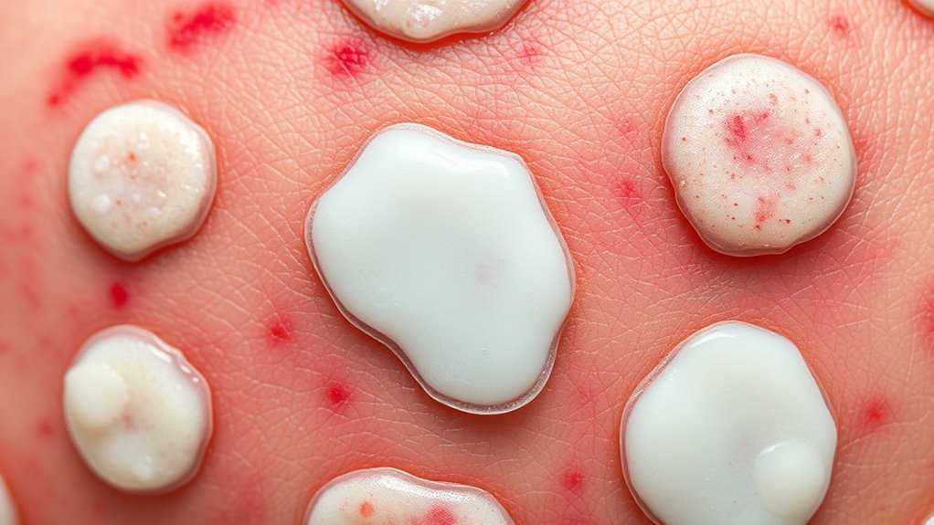 pimple patches indicate healing
