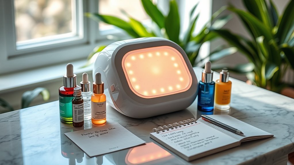 selecting led skincare devices