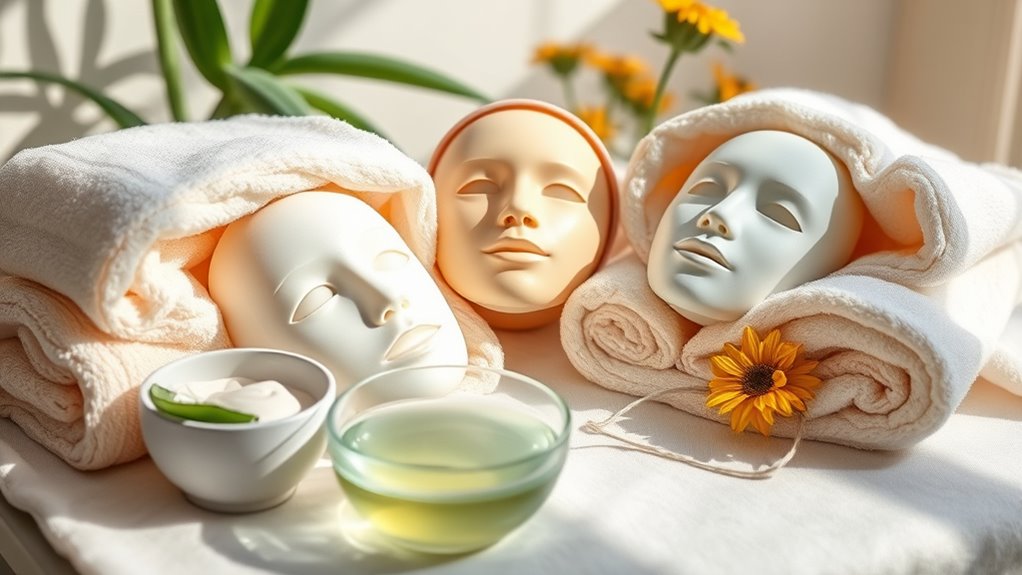 selecting masks for redness